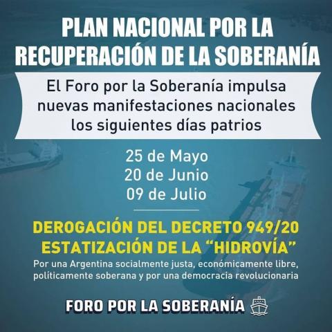 Declaración del Foro por la Soberanía