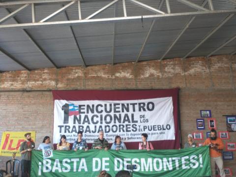 1° Encuentro Nacional de los Trabajadores y el Pueblo - Gran paso unitario contra la dependencia El 17 de Agosto a la calle por soberanía, por la liberación nacional y social para salir de esta crisis